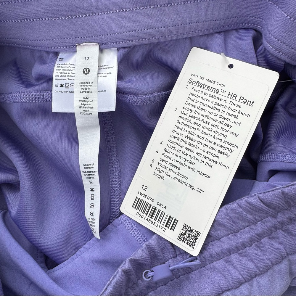 lululemon athletica | Softstreme High-Rise Pant *Full Length Dark Lavender - Picture 5 of 7
